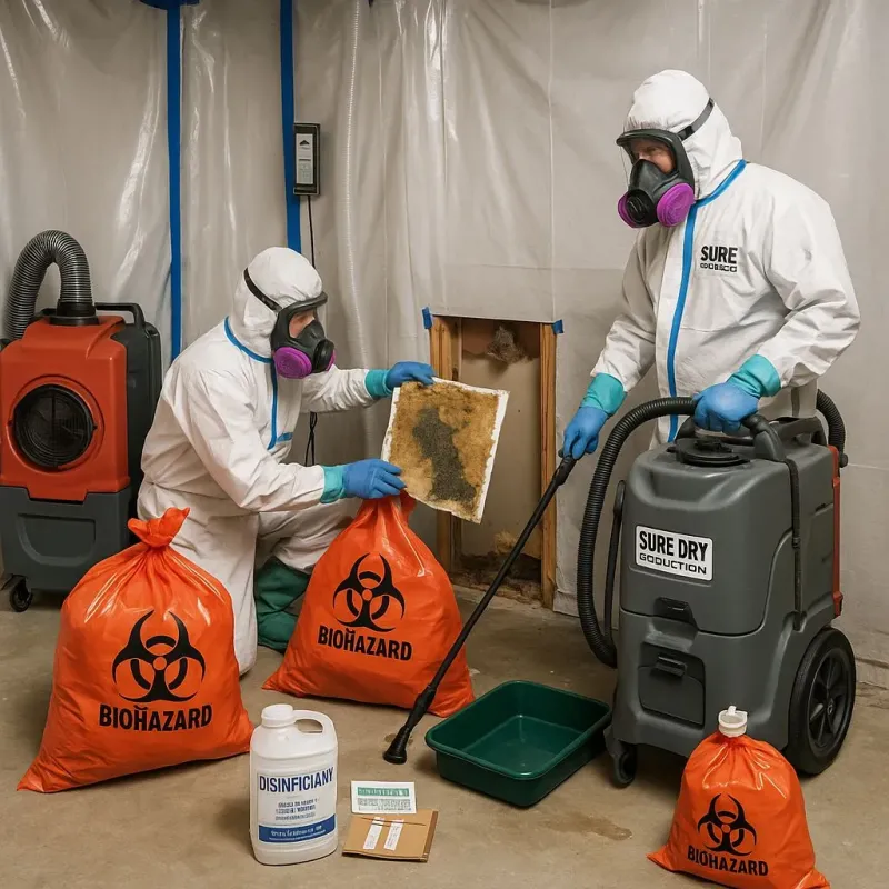 Contaminated Water Handling Protocols process in Alcorn County, MS